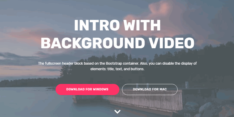 video background website