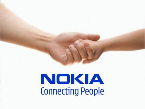 nokia-connecting-people-visual-metaphor-advertising-symbol