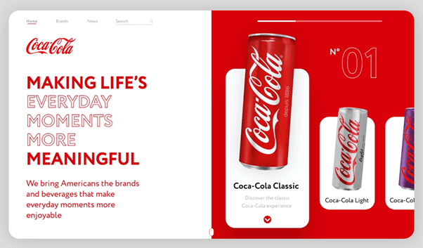 coca-cola-example-colour-and-unity-in-website-design-example